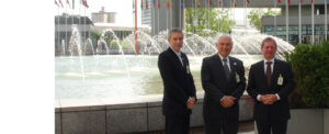 WSV executive members at the United Nations